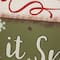 Glitzhome® 12" LED Wooden Block Holiday Word Sign